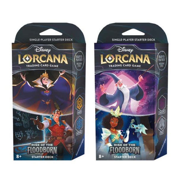 Disney Lorcana Starter Set Merlin/Tiana - Rise of the Floodborn EN
