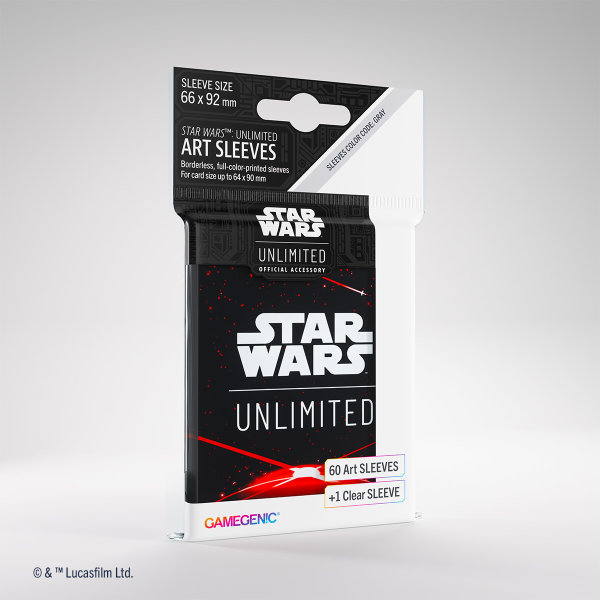 Star Wars: Unlimited Art Sleeves – Space Red (Einzelartikel)